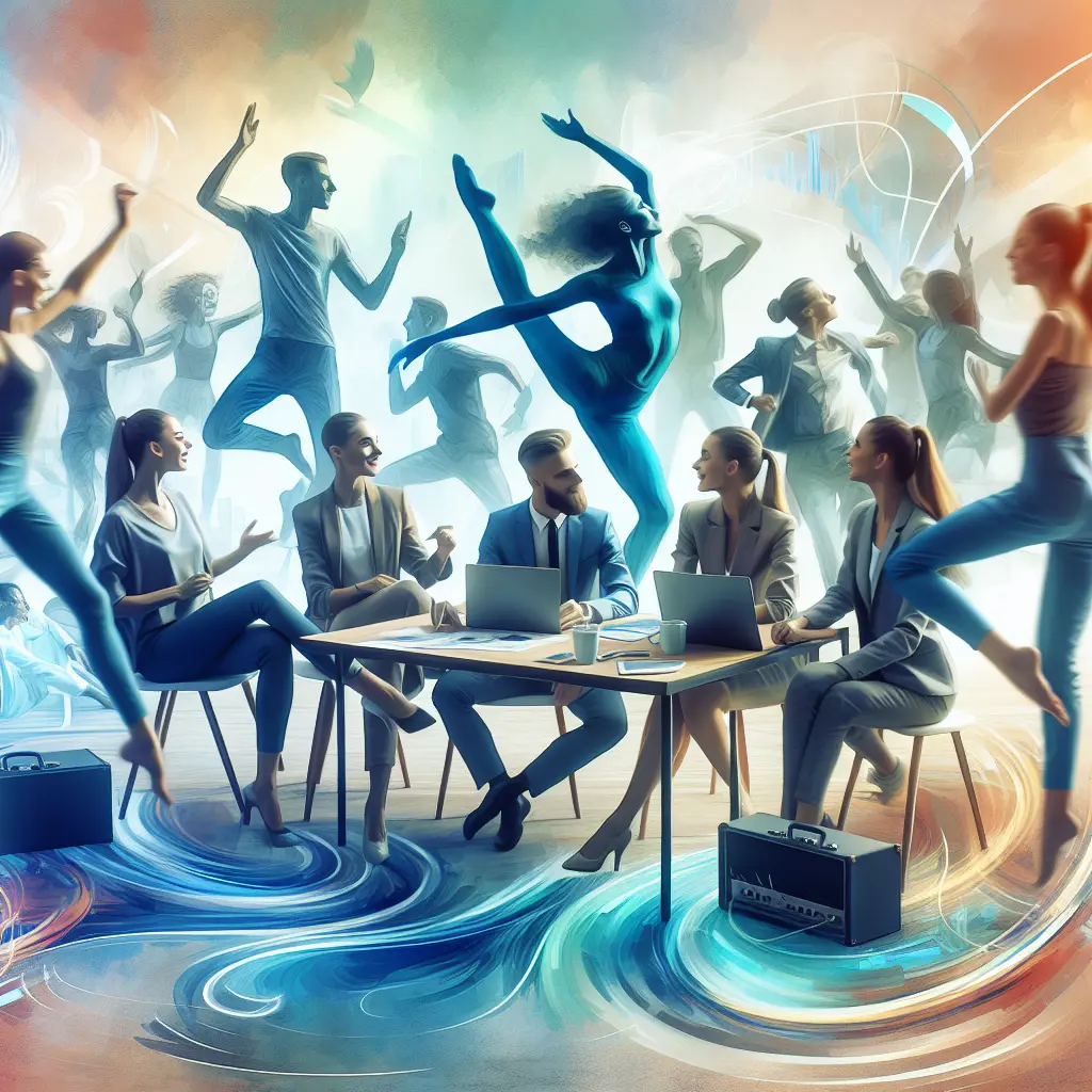 Founder of Rhythm Step Dance studio in a pose